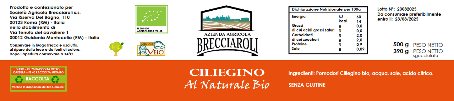 CILIEGINO al Naturale BIO 500g