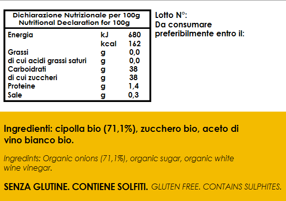 CIPOLLE Caramellate bio 200g