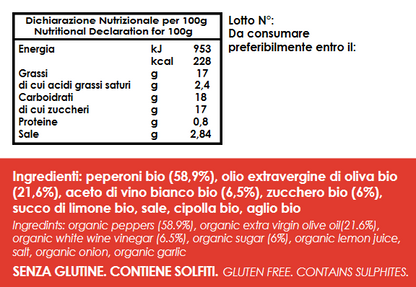 PEPERONI Bio in Agrodolce 300g