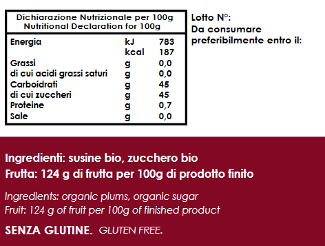 Confettura Extra di SUSINE BIO 250g