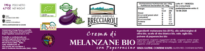 Crema di Melanzane BIO con Peperoncino 190g