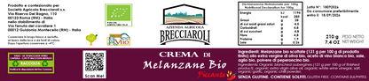 Crema di Melanzane bio PICCANTE 🌶️ 210g