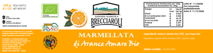 Marmellata di ARANCE AMARE BIO 230g
